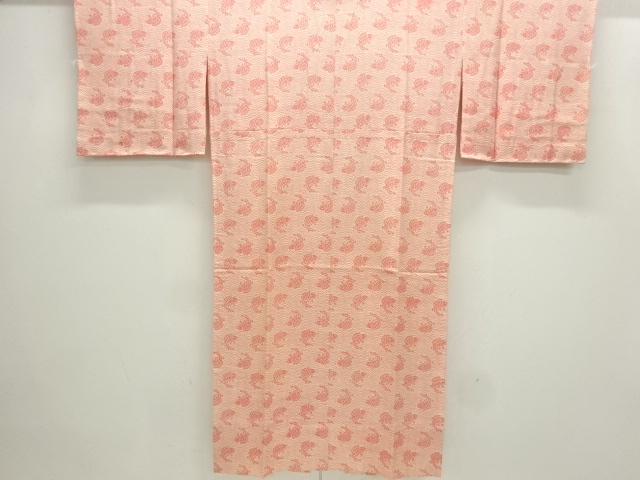 JAPANESE KIMONO / ANTIQUE ARAISO PATTERN HITOEJUBAN